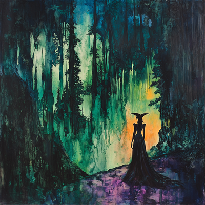 Maleficent's Mystical Forest - Disney Inspired Painting Number Kit