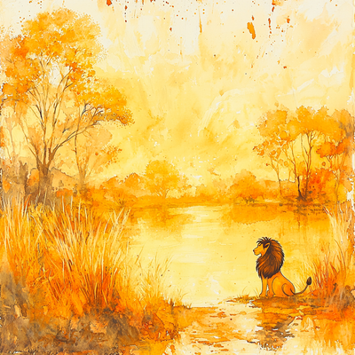 Simba's Savannah Safari - Disney Inspired Painting By Numbers Kit