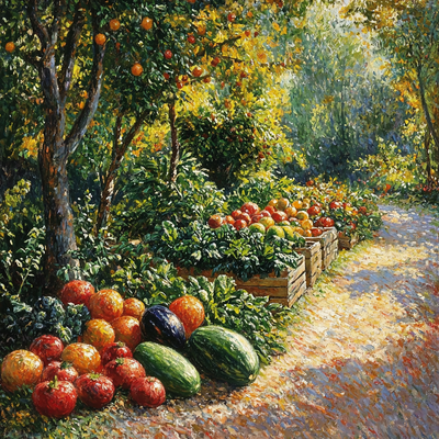 Pierre-Auguste Renoir Inspired Lively Harvest Paint By Number