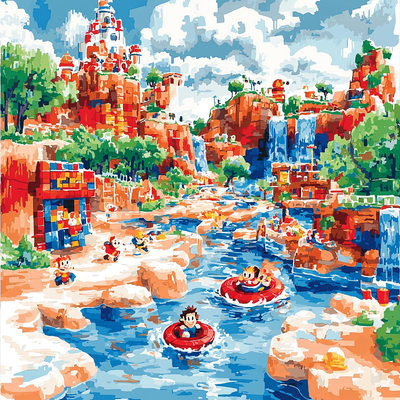 Wreck-It Ralph's Game On - Disney Inspired Paint By Numbers Art