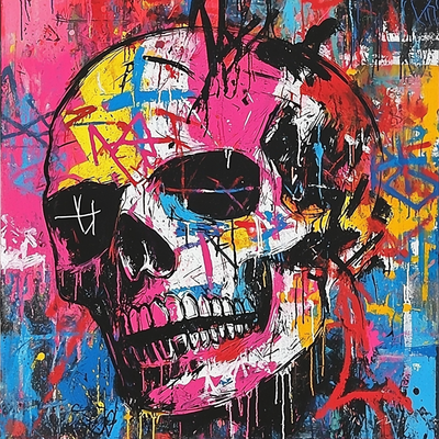 Jean-Michel Basquiat Inspired Basquiat's Cultural Canvas Paint By Number