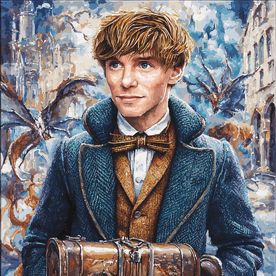 Eddie Redmayne: Navigating Magic And Minds Paint By Numbers