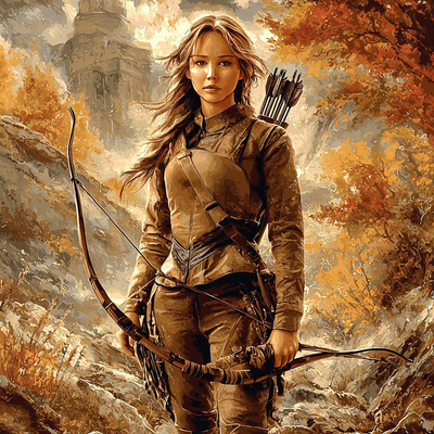 Jennifer Lawrence: Fearless Journey Through Stardom Paint By Numbers Art