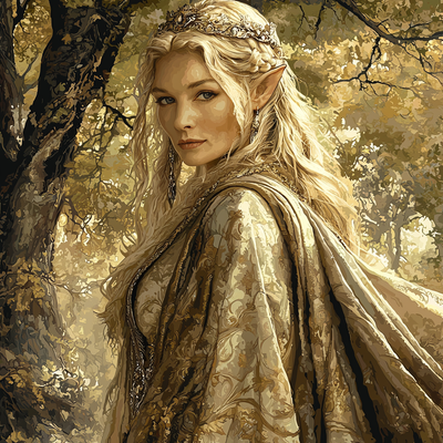 Cate Blanchett: The Ethereal Presence Of Galadriel Paint By Numbers Art