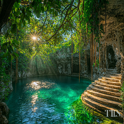 Cenote Ik Kil - Yucatan Paint By Color