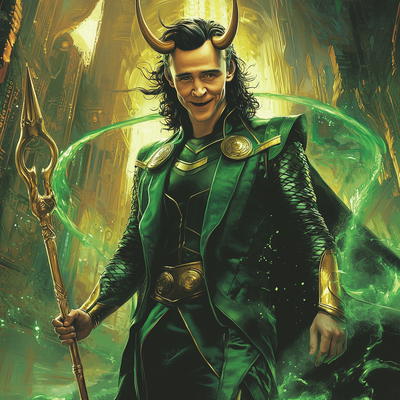 Tom Hiddleston: Embracing Loki's Mischief With Style DIY Paint By Numbers