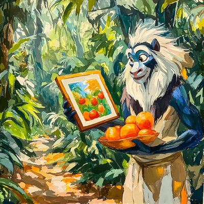 Rafiki's Jungle Wisdom - Disney Inspired Painting By Numbers Kit