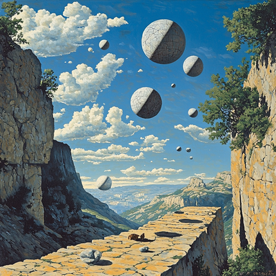 René Magritte Inspired Dreamlike Visions Painting By Numbers Kit