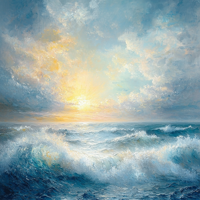 J.M.W. Turner Inspired Mystic Seascape Paint By Numbers Art