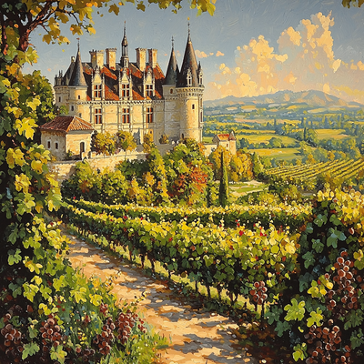 Loire Valley Castles - France Paint By Number