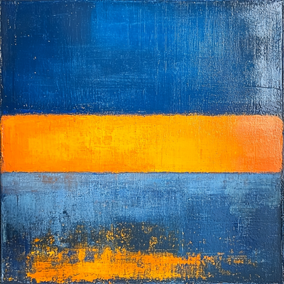 Mark Rothko Inspired Rothko's Color Meditation Paint By Number