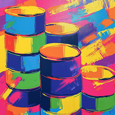 Andy Warhol Inspired Retro Vibes DIY Paint By Numbers