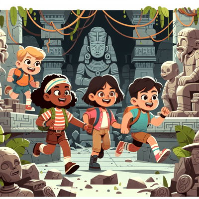 Mystery Of The Hidden Temple Painting By Numbers Kit