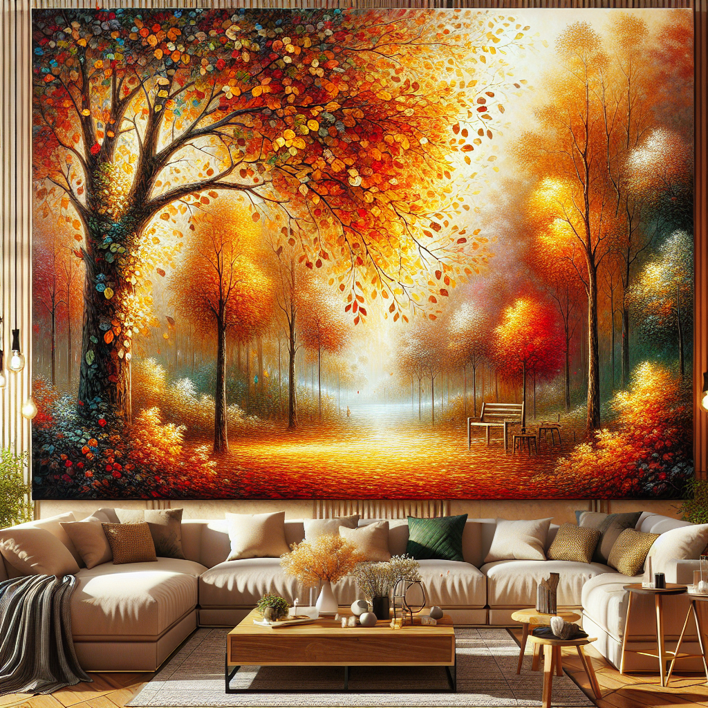 Rustic Autumn Charm - Diy Painting By Numbers Kit 