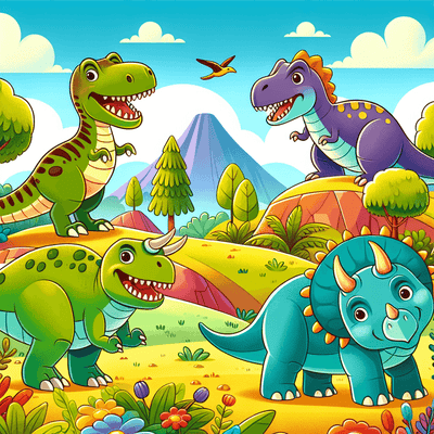 Dino Discovery Days Numbered Painting Kits