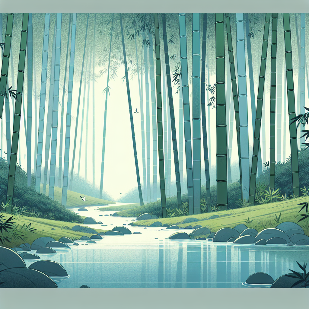 Peaceful Bamboo Forest - DIY Painting By Numbers Kit | Artistry Rack