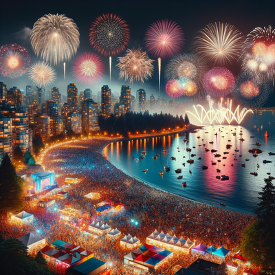 Celebration Of Light - Canada Paint By Number