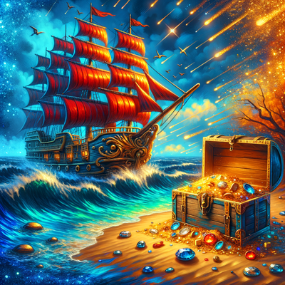 Pirate's Treasure Paint By Number