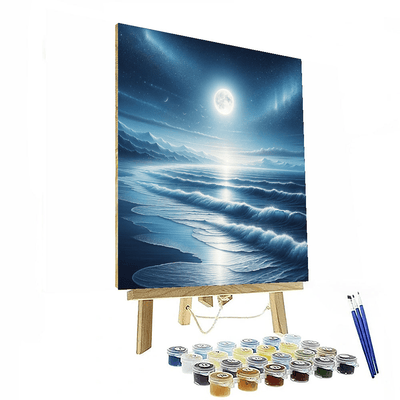 Celestial Ocean Waves Paint By Numbers Art