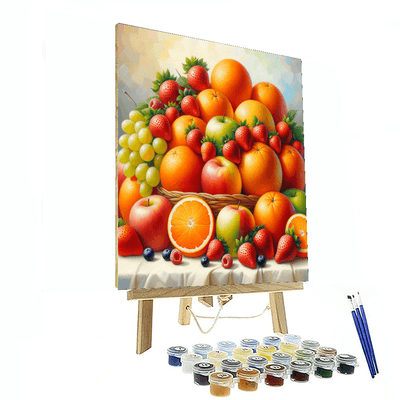 Colorful Fruit Medley Paint By Numbers