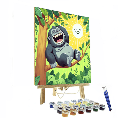 Gigantic Gorilla Painting Number Kit