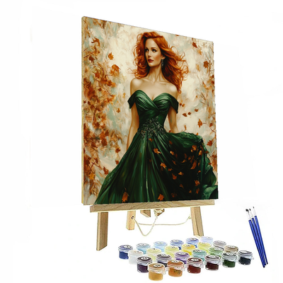 Jessica Chastain: The Vivid Visionary Of Hollywood Numbered Painting Kits