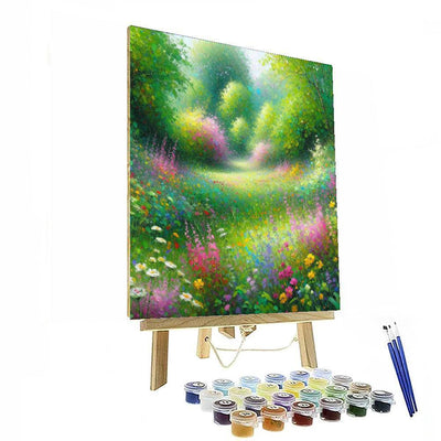 Joyous Spring Meadow Paint By Numbers