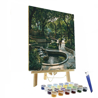 Kowloon Walled City Park Numbered Painting Kits