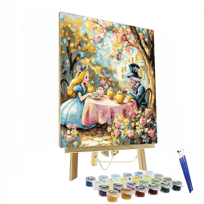 Alice In Wonderland Tea Party - Disney Inspired Numbered Painting Kits