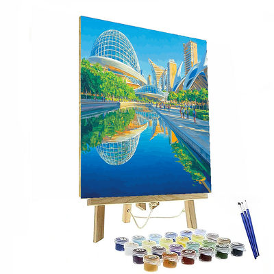 The City Of Arts And Sciences Painting By Numbers Kit