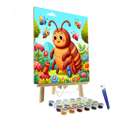 Garden Of Giant Insects Numbered Painting Kits