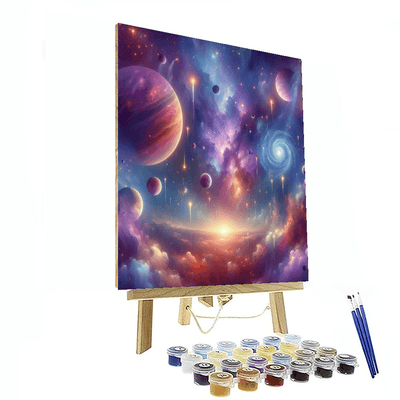 Galaxy Exploration Painting By Numbers Kit