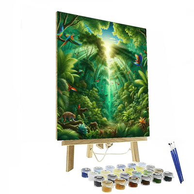 Jungle Expedition Tale Paint By Numbers Kits