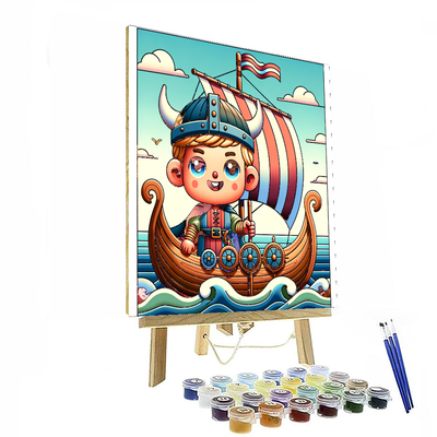 Viking Ship Adventure Numbered Painting Kits