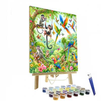 Jolly Jungle Gym Painting Number Kit