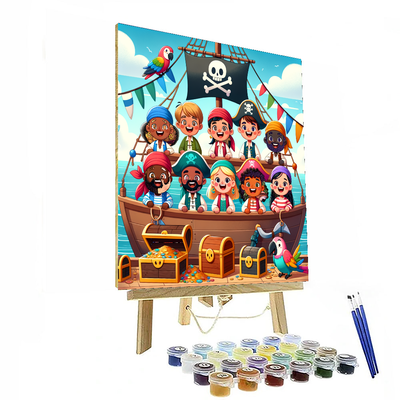 Adventure With Pirates Paint By Numbers Kits