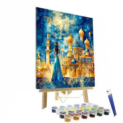 Princess Jasmine Dreamscape - Disney Inspired Numbered Painting Kits