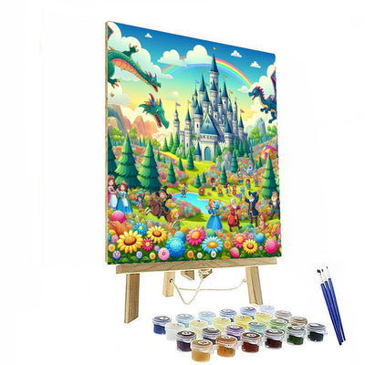 Fantastical Fairytale Kingdom Numbered Painting Kits