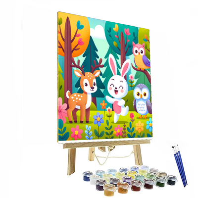 Wonderful Woodland Escape Painting By Numbers Kit