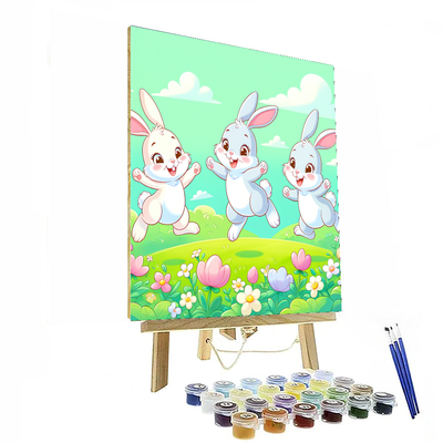 Charming Rabbit Family Paint By Numbers