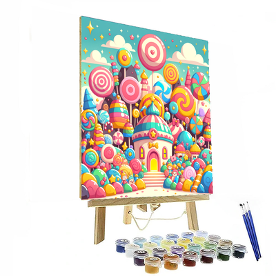 Sweet Candy Land Paint By Number