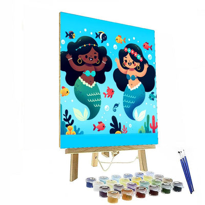 Seaside Mermaid Festival Numbered Painting Kits