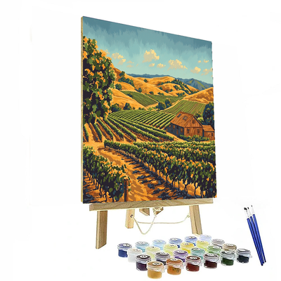 Napa Valley Vineyards - Napa Paint By Numbers Kits