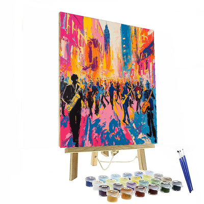 Jean-Michel Basquiat Inspired Street Jazz Festival  Paint By Numbers Kits