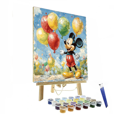 Mickey Mouse Magic Wonderland - Disney Inspired Paint By Numbers Art