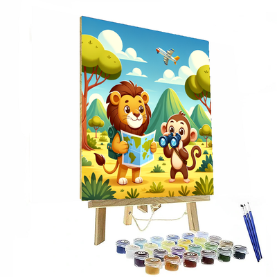 Funny Animal Explorers Paint By Number