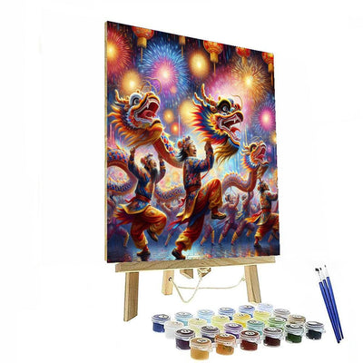 Festive Chinese New Year Celebration Paint By Number