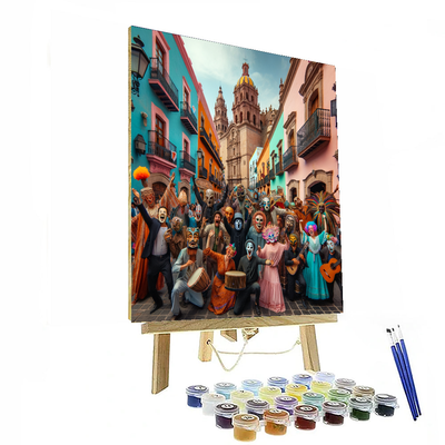 Festival Internacional Cervantino - Guanajuato Painting By Numbers Kit