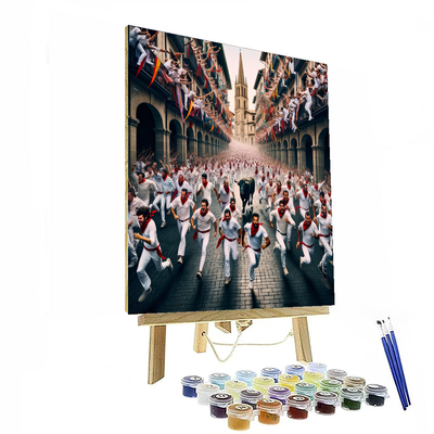 San Fermín Festival - Spain Numbered Painting Kits