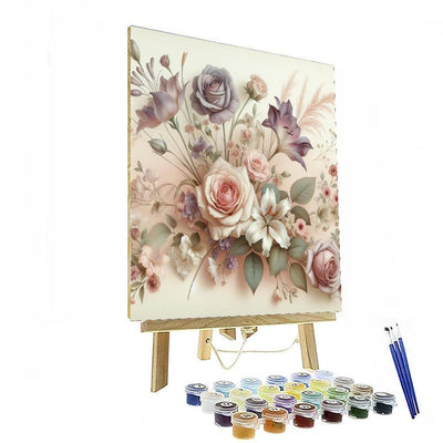 Timeless Vintage Floral Numbered Painting Kits